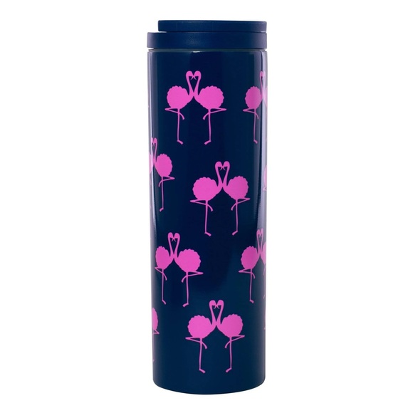 Lilly Pulitzer Other - NWT ✨ Lilly Pulitzer Navy Tumbler with Hot Pink Flamingo 🦩 Accents